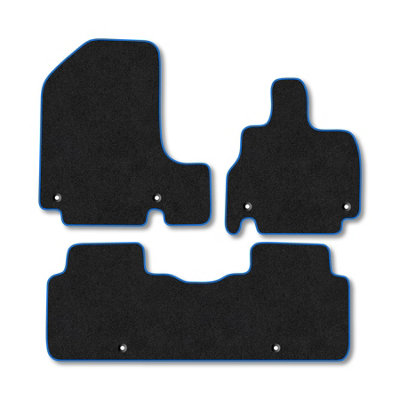 Car Mat Co Genesis Gv60 (2021+) Car Mats Blue Trim Carpet Tailored Fit Easy Clean With Clip from B&Q