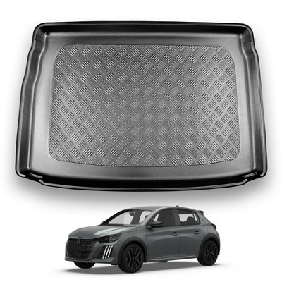 Nomad Peugeot 308 (2021+) Boot Liner (Plug-In-Hybrid Models) Tailored Boot Protector Waterproof Raised Edges Custom Fit Accessory from B&Q