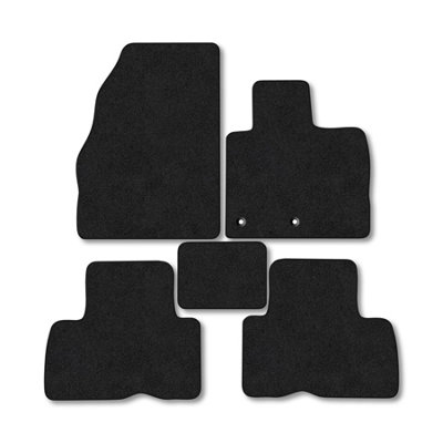 Car Mat Co Renault Grand Scenic 2009-2016 Car Mats Black Carpet Tailored Fit Easy Clean from B&Q