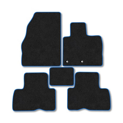 Car Mat Co Renault Grand Scenic 2009-2016 Car Mats Blue Trim Carpet Tailored  Easy Clean from B&Q