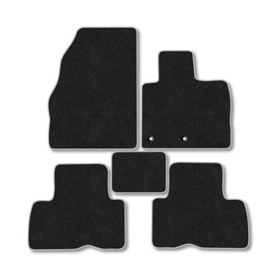 Car Mat Co Renault Grand Scenic 2009-2016 Car Mats Grey Trim Carpet Tailored  Easy Clean from B&Q