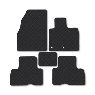 Car Mat Co Renault Grand Scenic (2009-2016) Rubber Car Mats Heavy-Duty Tailored Fit from B&Q