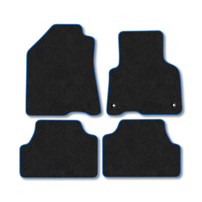 Car Mat Co Kia Soul (2020+)  Ev Car Mats Blue Trim Carpet Tailored Fit Easy Clean With Clip from B&Q