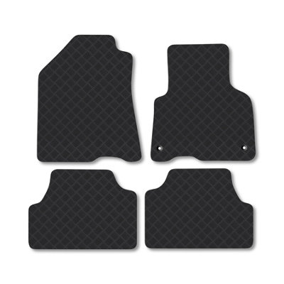 Car Mat Co Kia Soul (2020+)  Ev Rubber Car Mats Heavy-Duty Tailored Fit With Clips from B&Q