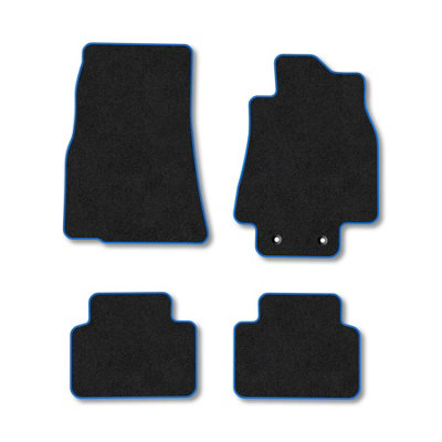 Car Mat Co Mercedes A-Class 2005-2012 (W169) Car Mats Blue Trim Carpet Tailored from B&Q