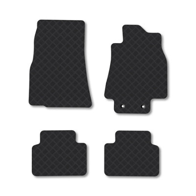 Car Mat Co Mercedes A-Class (2005-2012) (W169) Rubber Car Mats Heavy-Duty Tailored Fit from B&Q