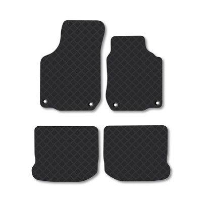Car Mat Co Vw Beetle (1999-2011) Rubber Car Mats Heavy-Duty Tailored Fit With Clips from B&Q
