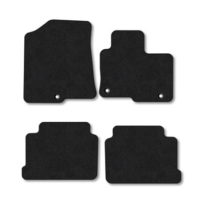 Car Mat Co Kia Optima 2016-2020 (Saloon) Car Mats Black Carpet Tailored Fit Easy Clean from B&Q