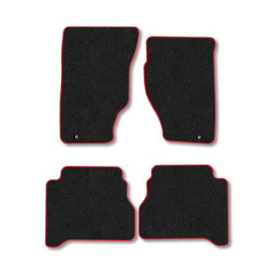 Car Mat Co Kia Sorento 2004-2010 Car Mats Red Trim Carpet Tailored  Easy Clean Clips from B&Q