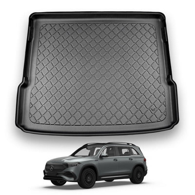 Nomad Mercedes Eqb (2021+) (X243) Boot Liner Premium Tailored Boot Mat Protector Easy Install Recyclable Waterproof Raised Edges from B&Q