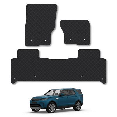 Car Mat Co Land Rover Discovery (2017+) Rubber Car Mats Heavy-Duty Tailored Fit With Clips from B&Q