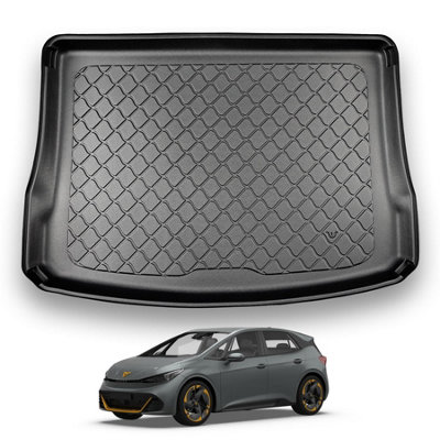B&Q -  Cupra Born (2021+) Boot Liner (Upper Boot Position) Premium Tailored Boot Mat Protector Waterproof Custom Accessory