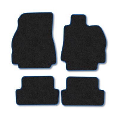 Car Mat Co Renault Megane 2003-2008 Car Mats Blue Trim Carpet Tailored  Easy Clean Clips from B&Q