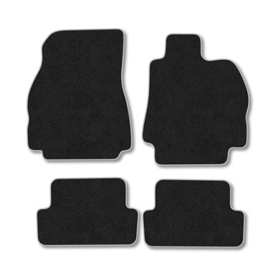 Car Mat Co Renault Megane 2003-2008 Car Mats Grey Trim Carpet Tailored  Easy Clean Clips from B&Q
