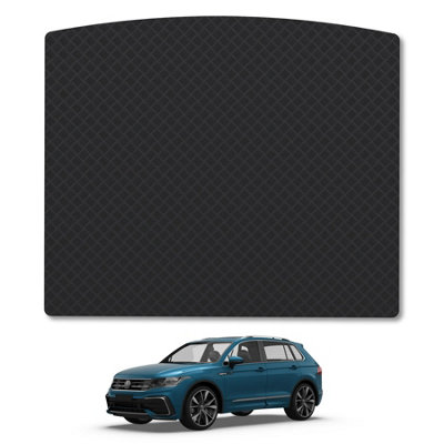 B&Q -  (Upper Floor) Vw Tiguan (2016-2024) Rubber Boot Mat Tailored Accessory Protector Liner Durable Waterproof Accessories