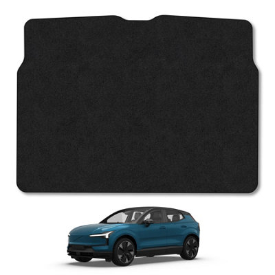 Car Mat Co Volvo Ex30 (2024+) Boot Liner Tailored Accessory Protector Anti-Slip Durable Pet Friendly Carpet Black Trim from B&Q