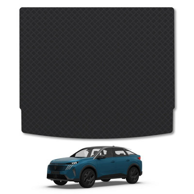 B&Q -  (Upper Floor) Peugeot E3008 (2024+) Rubber Boot Mat Tailored Accessory Protector Liner Durable Waterproof Accessories