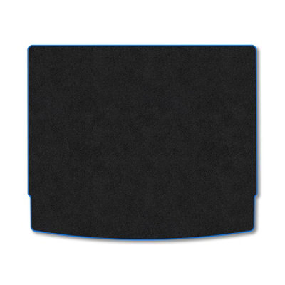 B&Q -  (Upper Floor) Peugeot E3008 (2024+) Boot Liner Tailored Accessory Protector Anti-Slip Durable Pet Friendly Carpet Blue Trim