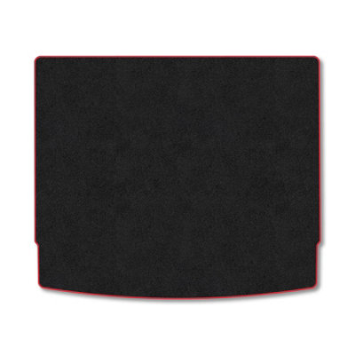B&Q -  (Upper Floor) Peugeot E3008 (2024+) Boot Liner Tailored Accessory Protector Anti-Slip Durable Pet Friendly Carpet Red Trim