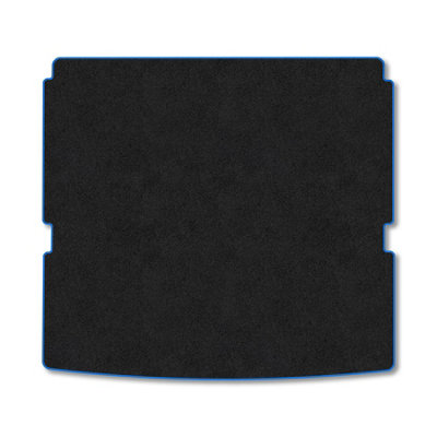 B&Q -  (Lower Floor) Peugeot E3008 (2024+) Boot Liner Tailored Accessory Protector Anti-Slip Durable Pet Friendly Carpet Blue Trim