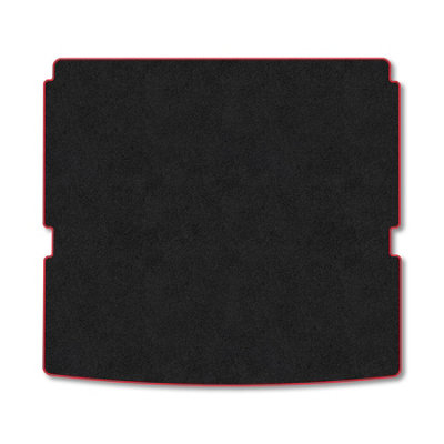 B&Q -  (Lower Floor) Peugeot E3008 (2024+) Boot Liner Tailored Accessory Protector Anti-Slip Durable Pet Friendly Carpet Red Trim