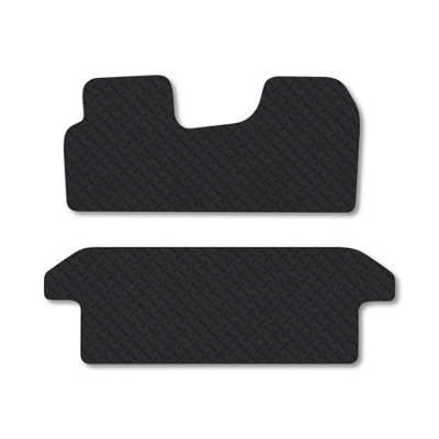 Car Mat Co For Vauxhall Vivaro 2001-2014 (Crew Cab) Extra Heavy Duty 5mm Rubber Floor Mats from B&Q