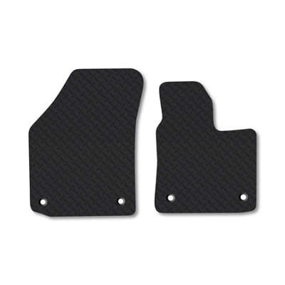 Car Mat Co For Vw Caddy 2004-2015 Extra Heavy Duty 5mm Rubber Van Floor Mats from B&Q