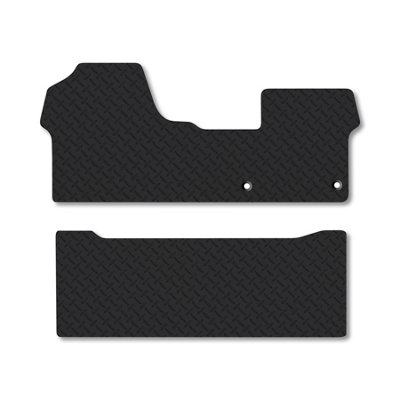 Car Mat Co Citroen Dispatch Crew Van (2016+) 5mm Thick Rubber Van Mats from B&Q
