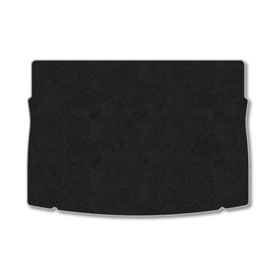 B&Q -  Vw Golf Mk7 Hatchback (2012-2020) Boot Liner Tailored Accessory Protector Anti-Slip Durable Pet Friendly Carpet Grey Trim