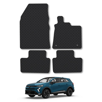 Car Mat Co Rubber Car Mats For Renault Symbioz (2024+) Tailored Heavy-Duty Easy-Clean from B&Q