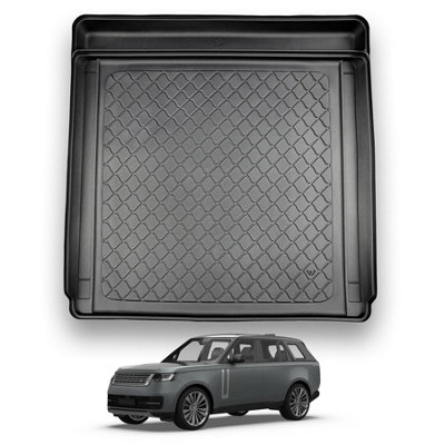 Nomad Ranger Rover (2021+) (L460) Boot Liner Premium Tailored Boot Mat Protector Easy Install Recyclable Waterproof Raised Edges from B&Q