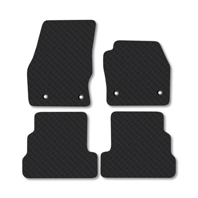 B&Q -  Ford Kuga (2015-2020) 5mm Rubber Premium Car Mats Heavy-Duty Tailored Fit