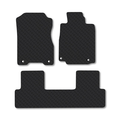 Car Mat Co Honda Cr-V (2012-2018) 5mm Rubber Premium Car Mats Heavy-Duty Tailored Fit from B&Q