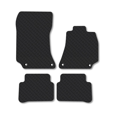 Car Mat Co Mercedes E-Class 2013-2016 (W212) (Saloon  Estate) Rubber Car Mats Heavy-Duty from B&Q