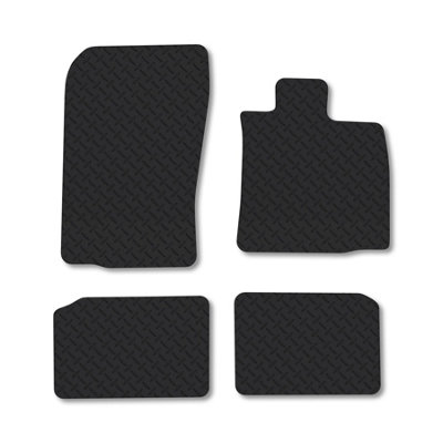 Car Mat Co Mini Countryman (2010-2016) (R60) 5mm Rubber Car Mats Heavy-Duty Tailored Fit from B&Q