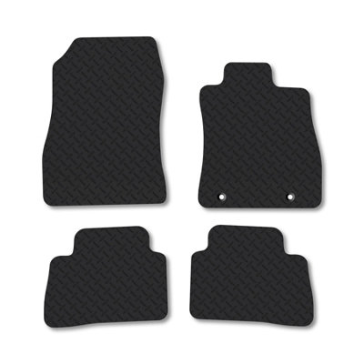 Car Mat Co Nissan Juke (2010-2019) 5mm Rubber Premium Car Mats Heavy-Duty Tailored Fit from B&Q