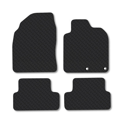 Car Mat Co Nissan Qashqai (2007-2014) 5mm Rubber Car Mats Heavy-Duty Tailored Fit from B&Q
