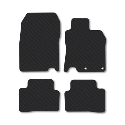 Car Mat Co Nissan Qashqai (2014-2021) 5mm Rubber Car Mats Heavy-Duty Tailored Fit from B&Q