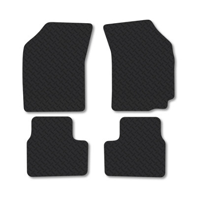 Car Mat Co Suzuki Swift (2010-2017) 5mm Rubber Premium Car Mats Heavy-Duty Tailored Fit from B&Q