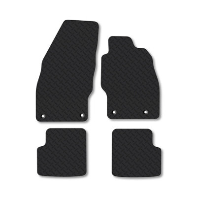 Car Mat Co Vauxhall Corsa D/e (2006-2019) 5mm Rubber Car Mats Heavy-Duty Tailored Fit from B&Q