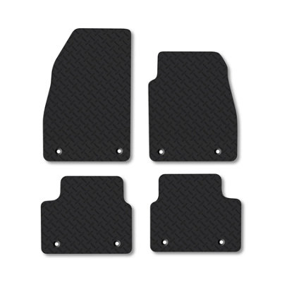 Car Mat Co Vauxhall Insignia (2013-2017) 5mm Rubber Car Mats Heavy-Duty Tailored Fit from B&Q