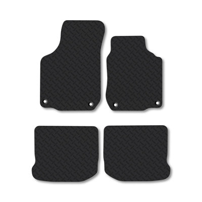 Car Mat Co Vw Golf Mk4 (1997-2004) 5mm Rubber Premium Car Mats Heavy-Duty Tailored Fit from B&Q