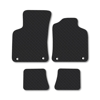 Car Mat Co Audi Tt (1996-2006) 5mm Rubber Premium Car Mats Heavy-Duty Tailored Fit from B&Q
