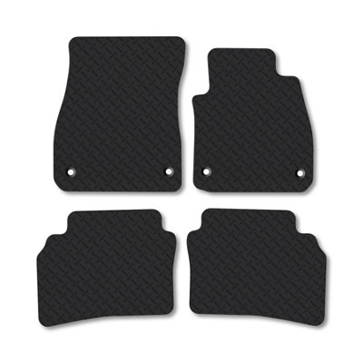 Car Mat Co Vauxhall Insignia (2017+) 5mm Rubber Premium Car Mats Heavy-Duty Tailored Fit from B&Q