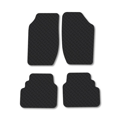 B&Q -  Alfa Romeo 164 (1988-1998) 5mm Rubber Car Mats Heavy-Duty Tailored Fit