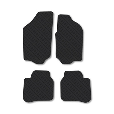 B&Q -  Alfa Romeo 155 (1992-1998) 5mm Rubber Car Mats Heavy-Duty Tailored Fit