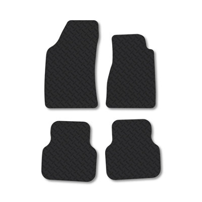 Car Mat Co Audi 80 (1991-1995) (Saloon) 5mm Rubber Car Mats Heavy-Duty Tailored Fit from B&Q