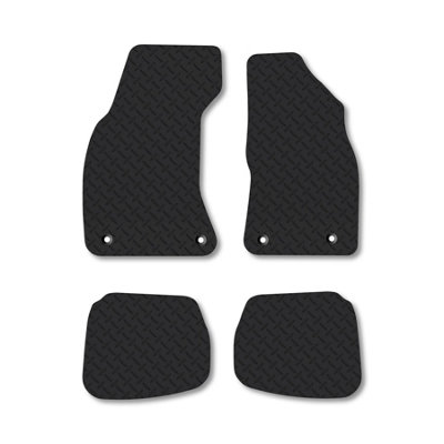 Car Mat Co Audi A4 (1995-2002) (Saloon) 5mm Rubber Car Mats Heavy-Duty Tailored Fit from B&Q