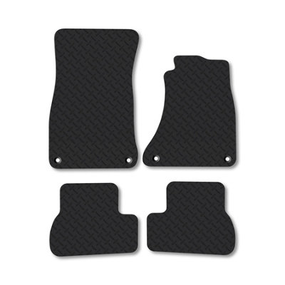 Car Mat Co Audi A5 (2009-2016) (Sportback) 5mm Rubber Car Mats Heavy-Duty Tailored Fit from B&Q