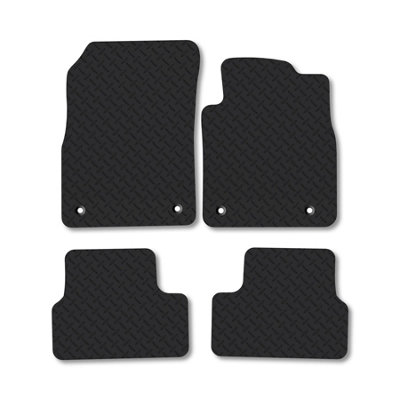 Car Mat Co Chevrolet Cruze (2009-2015) 5mm Rubber Car Mats Heavy-Duty Tailored Fit from B&Q